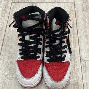 Nike Air Jordan 1 High Red White Black Sneakers